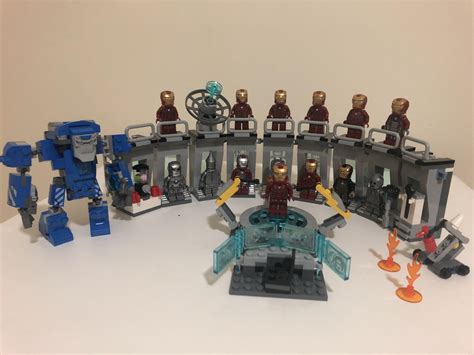 An Excellent Set For Displaying Many Iron Man Suits Lego