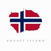 isla bouvet Noruega. bandera. mapa del mundo. ilustración vectorial ...