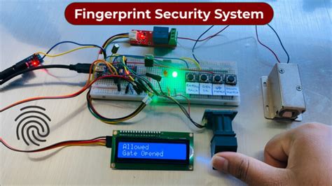 Biometric Security System With Arduino And Fingerprint Sensor