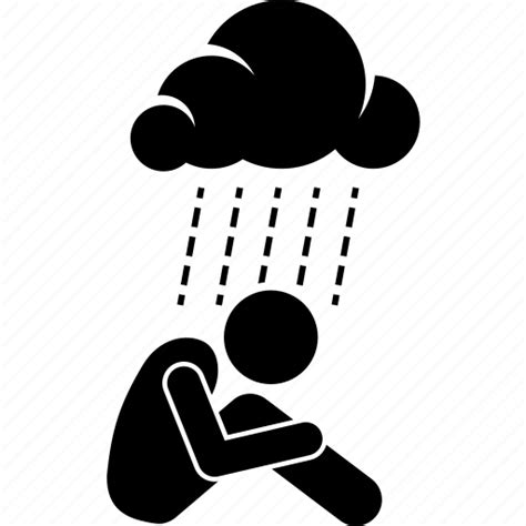 Depress Depression Gloomy Miserable Sad Tragic Icon Download On