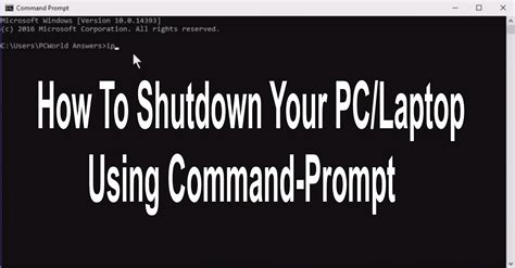 How To Shut Down Your Windows 10 Pc Using Command Prompt Askit Vrogue