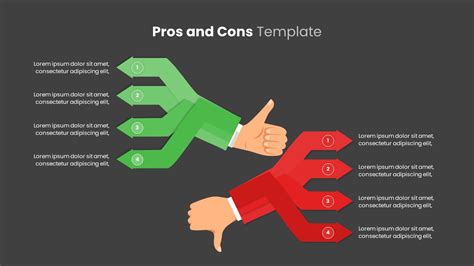 Pros And Cons Template Slidebazaar