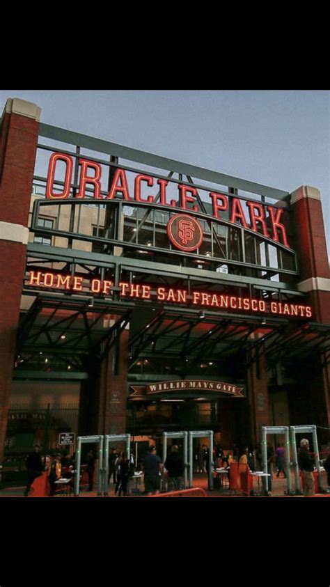 Giants Has A New Home Stadium Name The Oracle Park San Francisco