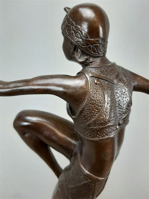 Art Deco Bronzen Beeld Joris Antiek