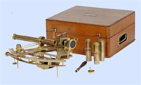 lot mid 19th century left handed brass double frame sextant by dancer john benjamin dancer