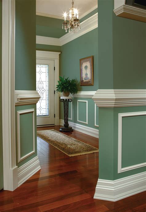 If you are not satisfied with the option dining room paint ideas with chair rail, you can find other solutions on our website. Crown Moulding and More | House design, Wall molding ...