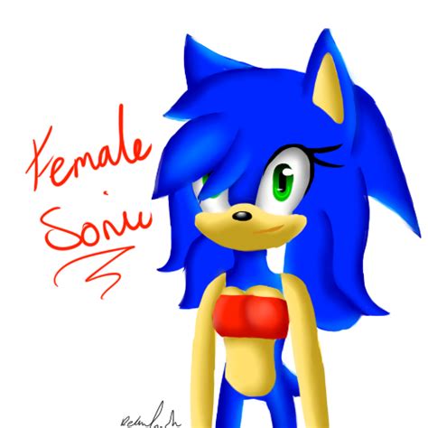 Female Sonic By Deethehedgehog On Deviantart