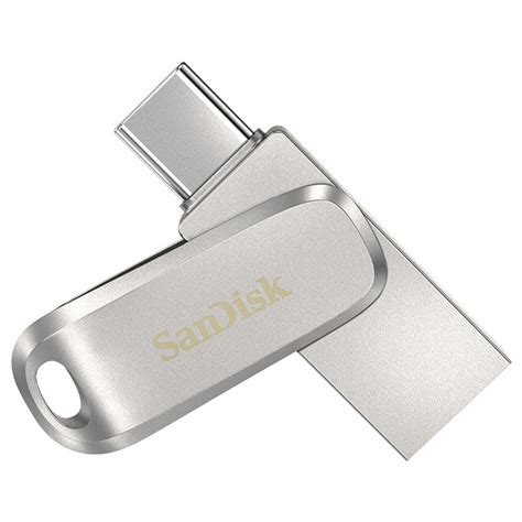 Sandisk 256gb Ultra Dual Luxe Usb 31 Type C And Type A Flash Drive