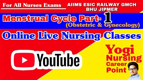 Menstrual Cycle Part 1obstetric And Gynecology For All Nurses Exams Aiims Esic Railway Gmch