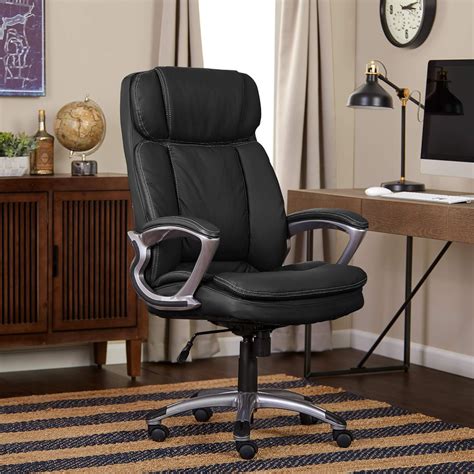 Serta Faux Big And Tall Executive Office Chair High Back All Day Comfort