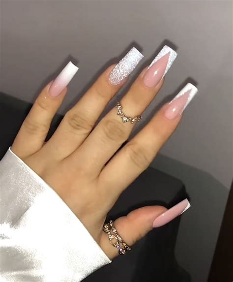 French Tip Acrylic Nails Winter Nails Acrylic Classy Acrylic Nails Long Square Acrylic Nails