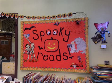 Halloween Library Bulletin Board Ideas