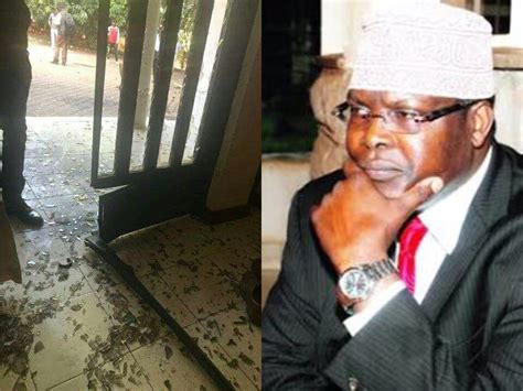 Photos From Miguna Migunas House After It Was Attacked Earlier This