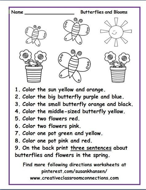 Free Printable Thanksgiving Following Directions Worksheets For 1st Grade
