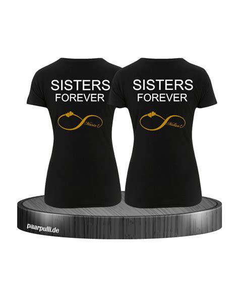 T Shirt Set Bedruckt Mit Sister Forever Für Beste Freunde