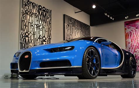 Wallpaper Bugatti Blue Black Chiron Images For Desktop Section