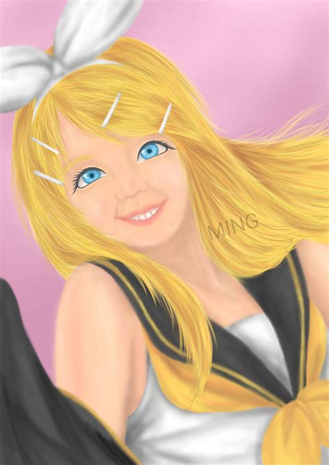 Long Haired Kagamine Rin By Ming Min9 On Deviantart