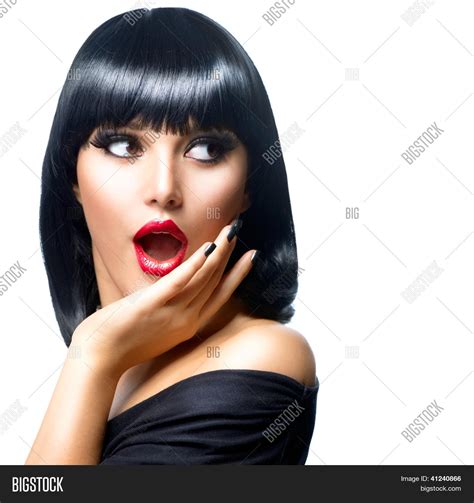 Beauty Surprised Image And Photo Free Trial Bigstock