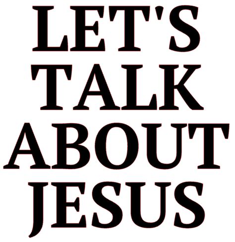 Let S Talk About Jesus Religious Vinyl Transfer Black Texas Rhinestone