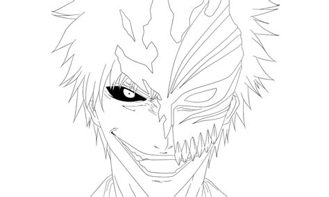 Ichigo kurosaki versus ulquiorra cifer from manga bleach coloring page. Bleach-kurosaki-ichigo-hollow-mask-2 by afran67 on DeviantArt