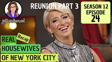 Real Housewives Of New York City Rhony Bravo Tv Recap Reunion Part 3