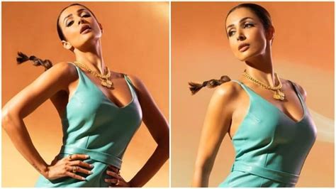Glam Queen Malaika Arora Will Steal Your Heart In Vegan Leather Dress Check Out Pics Fashion
