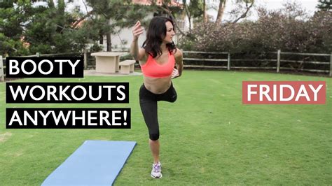 Booty Workout Anywhere Friday Youtube