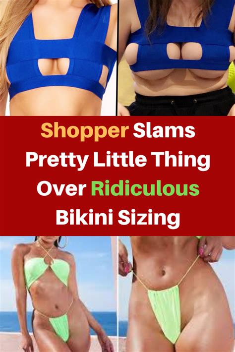 Shopper Slams Pretty Babe Thing Over Ridiculous Bikini Sizing Bikinis Fashion Fail Weird
