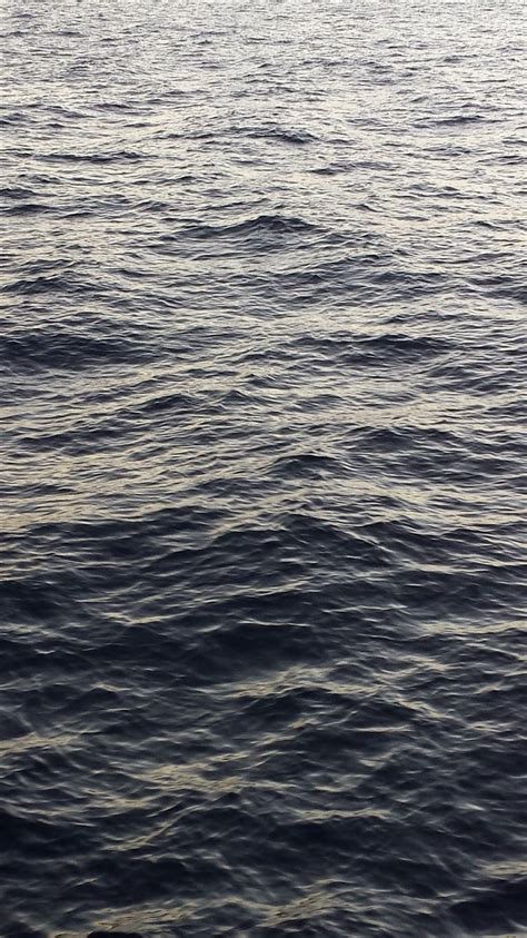 Sea Ocean Wave Dark Blue Nature Iphone 8 Wallpapers Free Download