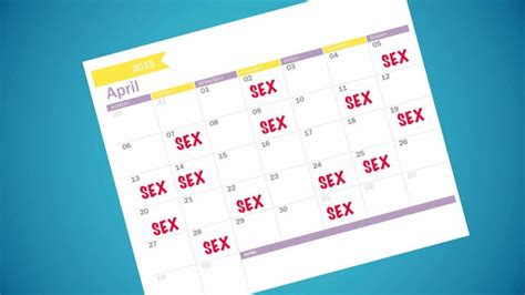 A Sex Schedule Could Save A Relationship