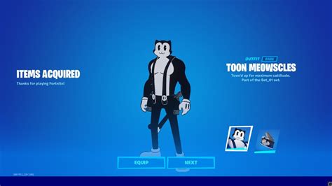 How To Get New Toon Meowscles Skin For Free In Fortnite Toon