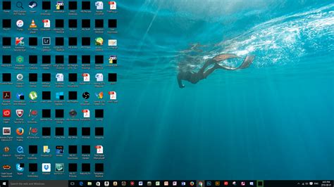 Windows 10 Desktop Icons Displayed As Black Squares And Windows