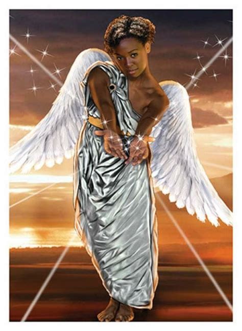 African American Black Angel Art