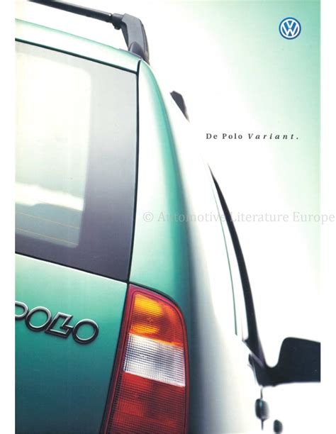 1998 Volkswagen Polo Brochure Dutch