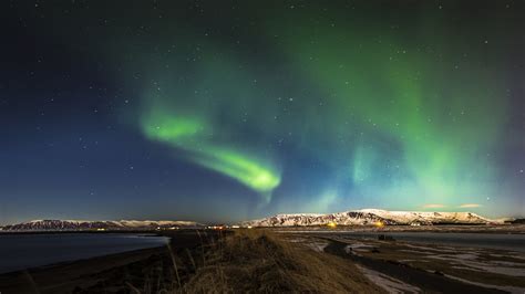 Aurora Borealis Over Reykjavik Kipling And Clark