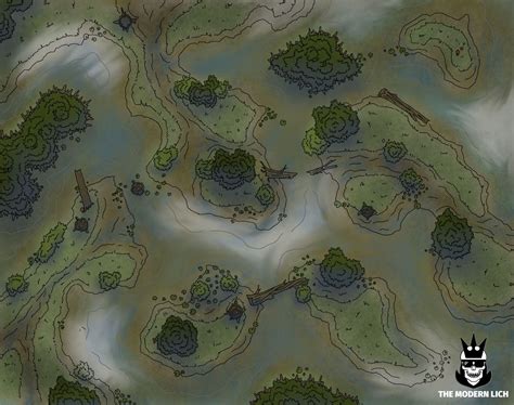 Swamp Battlemap Dndmaps D D Maps In Map Fantasy Vrogue Co