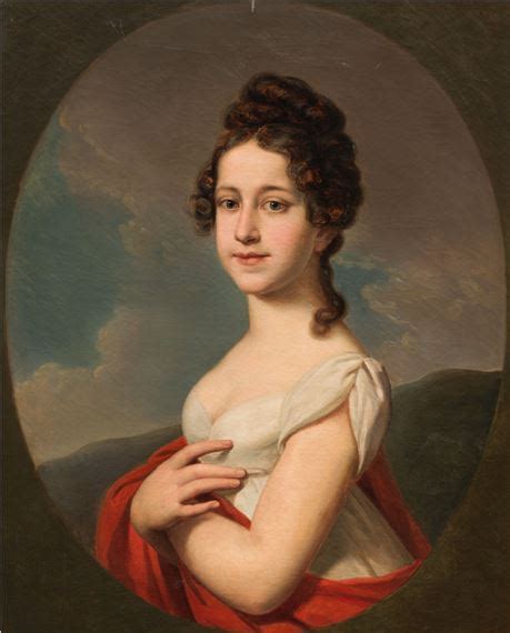 Johann Baptist Lampi The Elder Portrait Of Caroline Freifrau Von Sacken 1797 Mutualart