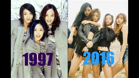 The Evolution Of Kpop Girl Groups 1997 2016 Youtube