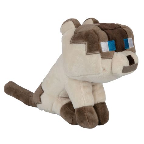 Buy Jinx Minecraft Happy Explorer Siamese Cat Plush Stuffed Toy Multi