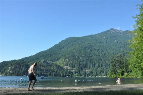 Kawkawa Lake In Hope BC A Comfortable Environment To Bring Your Family For A Swim During The