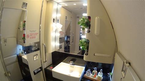 First Class Airplane Bathroom