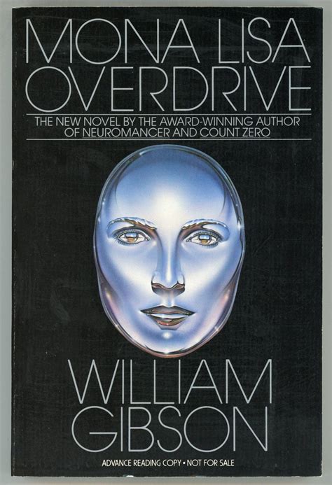Mona Lisa Overdrive William Gibson Advance Readers Copy Of The