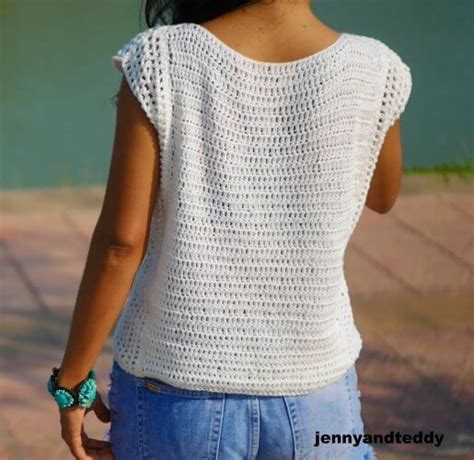 Beginner Summer Crochet Top Free Pattern Jennyandteddy Crochet Top