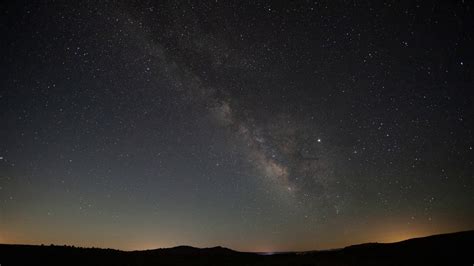 Milky Way Progression Plus Late Moonrise From Cathedral Gorge State