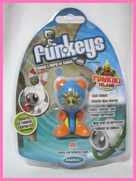 New Ub Funkeys Funkiki Island Sol Funkey Virtual World Ebay