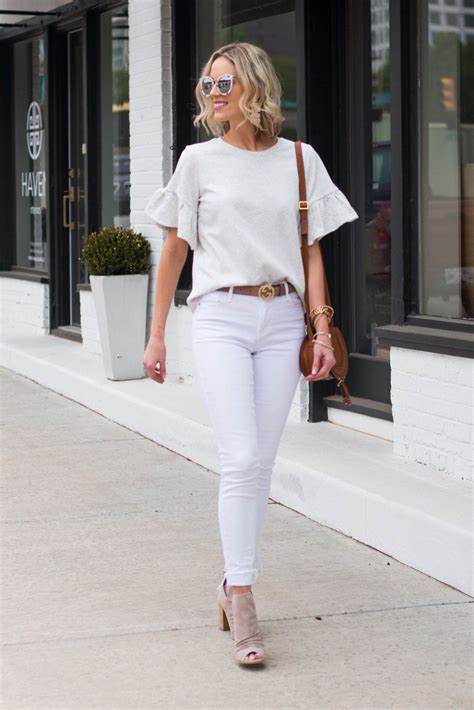5 Ways To Wear White Jeans In Spring Fashion White Jeans Summer