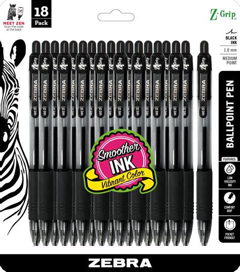 Buy Zebra Pen Z Grip Retractable Ballpoint Pen Medium Point 10mm