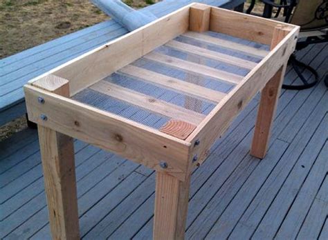 The depth of this planter is 8 inches. 20 Amazing DIY Raised Bed Gardens - A Piece Of Rainbow
