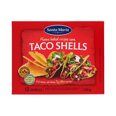 Tex Mex Taco Shells Santa Maria 135 G Maailma Köök Maailma Köök