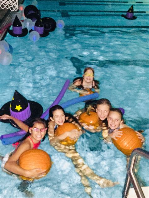 Pumpkin Patch Swim Lake Pool Party Middle School